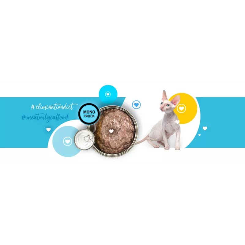 3Coty Duck wet cat food for adult cats, 180 g