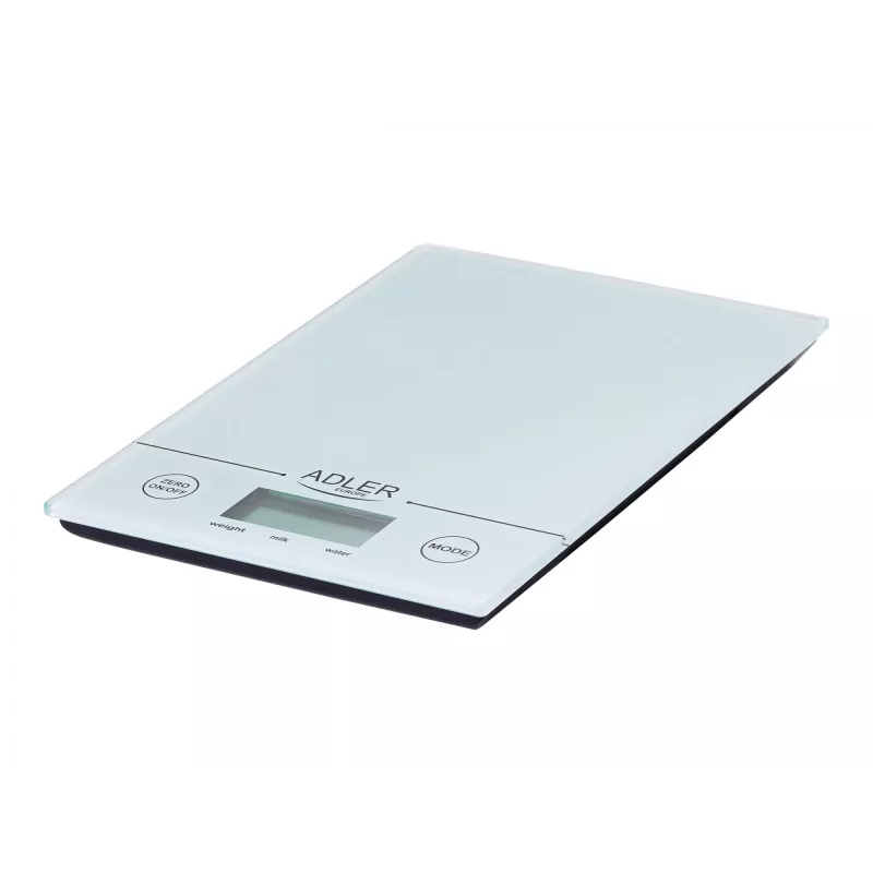 Adler AD 3138 w kitchen scale Electronic kitchen scale White Countertop Square
