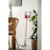 Cordless vacuum cleaner Adler AD 7051 — 300 W max, 22.2 V battery, 0.6 L bagless, stainless steel tube, EPA F8, LED light, white/red
