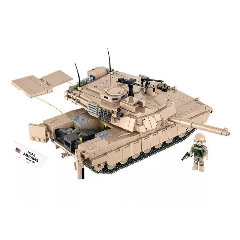 Construction Set bricks Cobi M1A2 Abrams 1025 pieces model CO BI-2632
