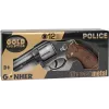 Pulio metal police-style revolver 155127/1, realistic design, metal construction