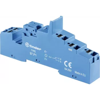 Finder Relay Socket 1 pc(s) 97.P1 Serie 46, Serie 99, Serie 86 46.61, 99.02, 86 (97.P1)