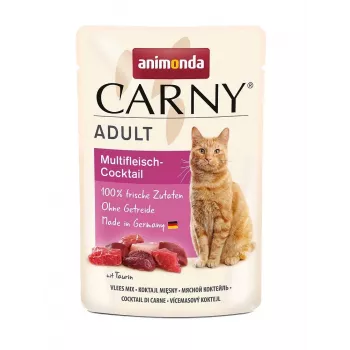 Wet cat food Animonda Carny Adult Meat Cocktail 85 g pouch — beef, grain-free, adult