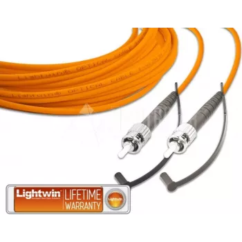 Lightwin High Quality Simplex LWL Patch Cable, MM OM1, ST - ST LWL Patch Cable (LSP-62 ST-ST 20.0)