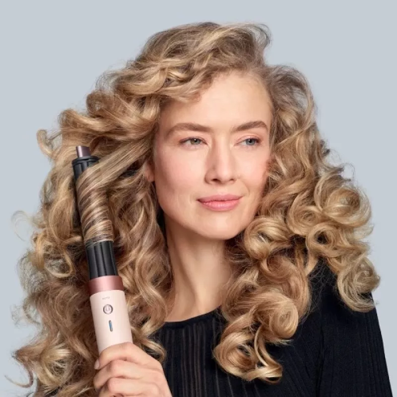 Airwrap Co-anda2x Straight + Wavy , Multistyler creme/roségold, Bluetooth, 1.700 Watt