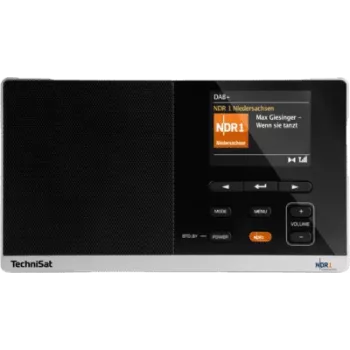 DAB radio TECHNISAT Digitradio 215 NDR 1 Dabbi Edition — portable digital radio, black/silver