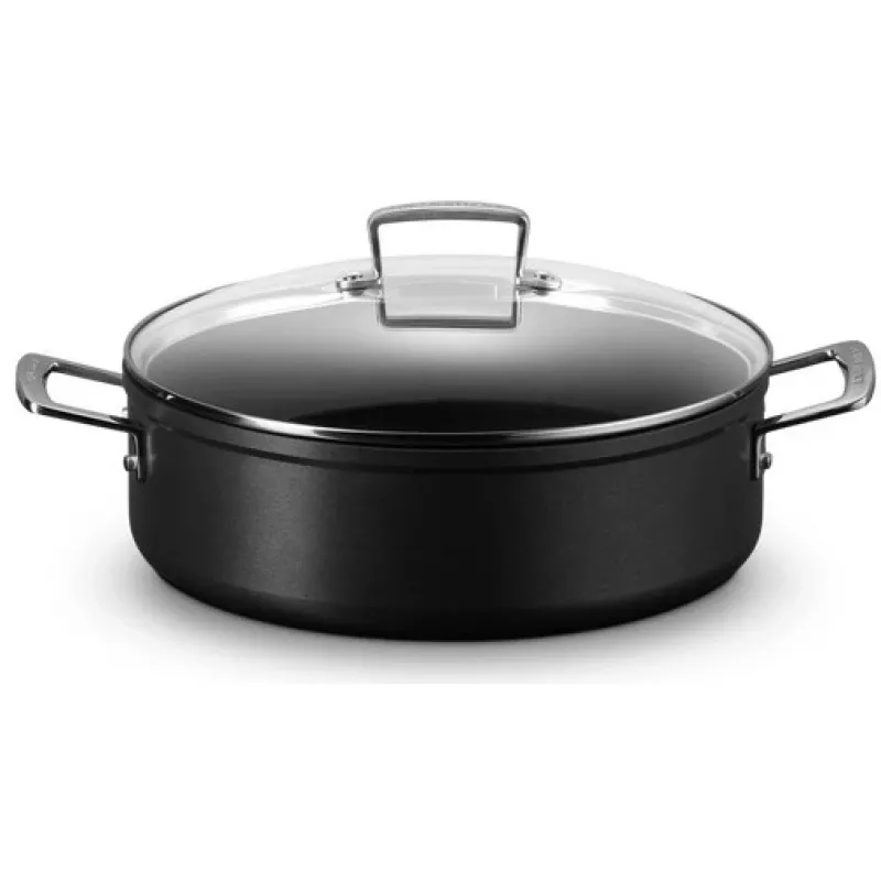 Le Creuset Toughened Non-Stick sauteuse with glass lid 28 cm