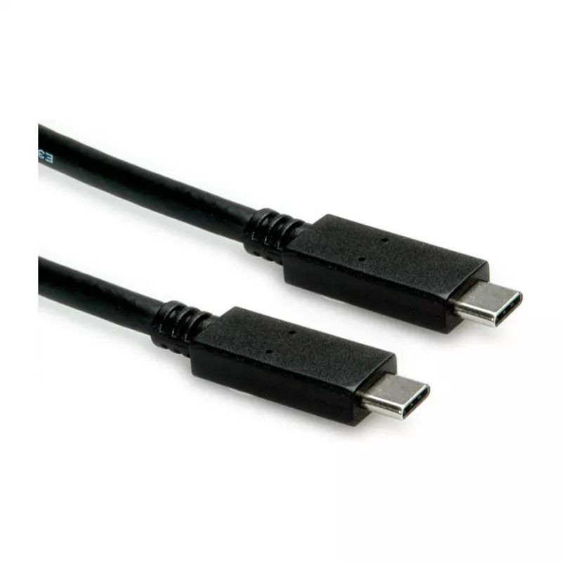 USB Cable ROLINE 11.02.9057 USB 3.2 Gen 2 1m USB C Black