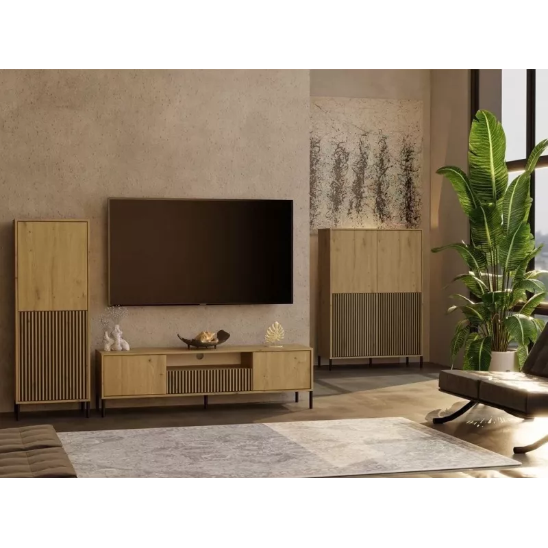 RTV KAMARO 160 SLIM/GŁ ARTISAN OAK