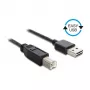 USB Cable DeLOCK 0.5m USB2.0-A/USB2.0-B 83684