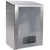 HYGOSTAR stainless steel multi-dispenser for caps, sleeves and overshoes