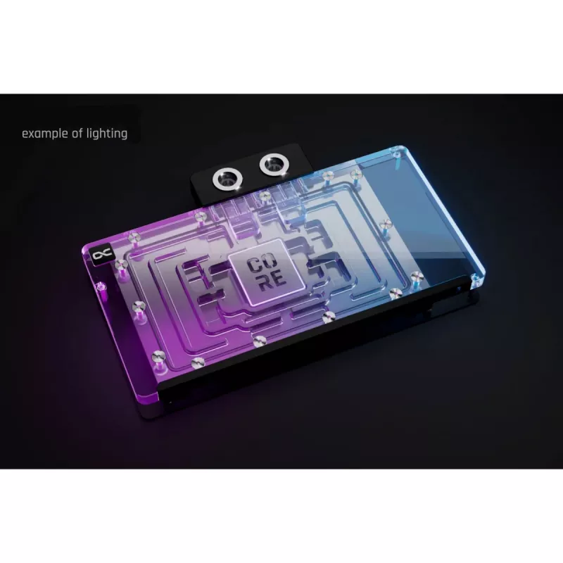 GPU Water Block Alphacool Core for GeForce RTX 5090 with ARGB and Backplate