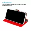 FIXED leather book case for Samsung Galaxy A36 5G — red, front-and-back protection, precise cutouts