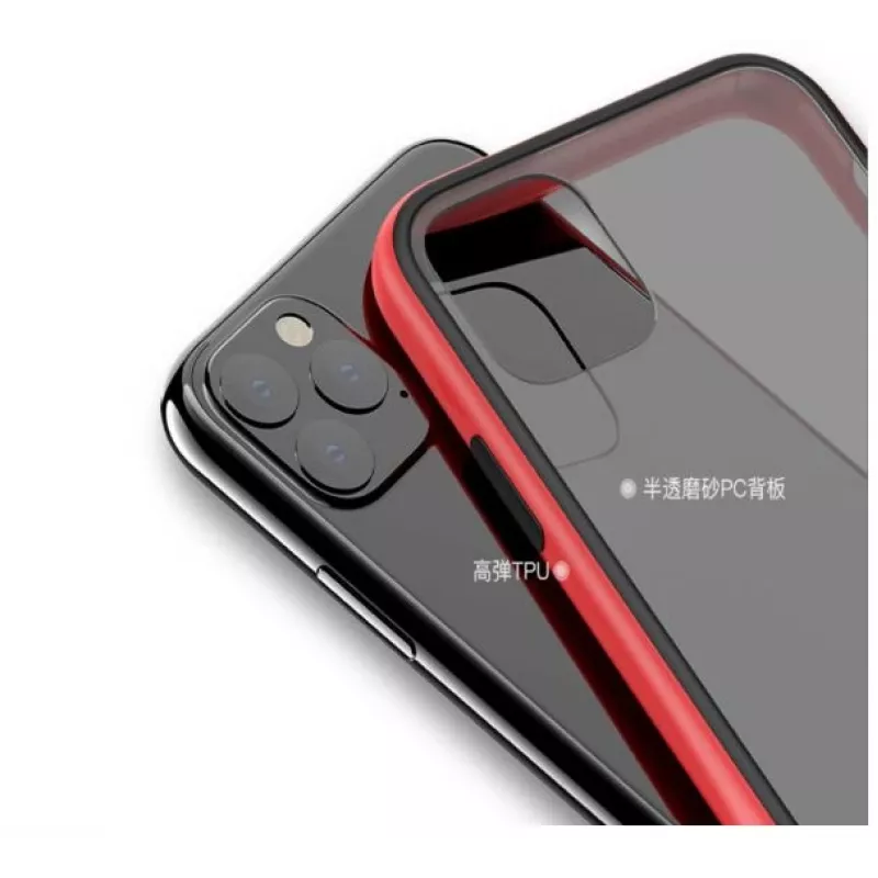 Protective anti-shock case COMMA Joy for iPhone 11 Pro, red — shock-absorbing protective cover