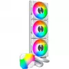 360mm Radiator Montech HyperFlow ARGB 360 White — 360mm liquid cooling radiator for PC