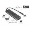 Alcasa HUB-C001A interface hub USB Type-C 5000 Mbit/s Anthracite