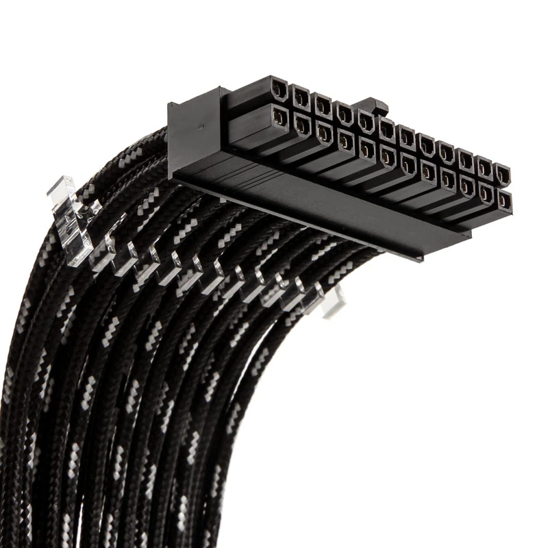Extension Cable Set PHANTEKS PH-CB-CMBO_SSV 500mm Black/Silver – cable extensions for PC components