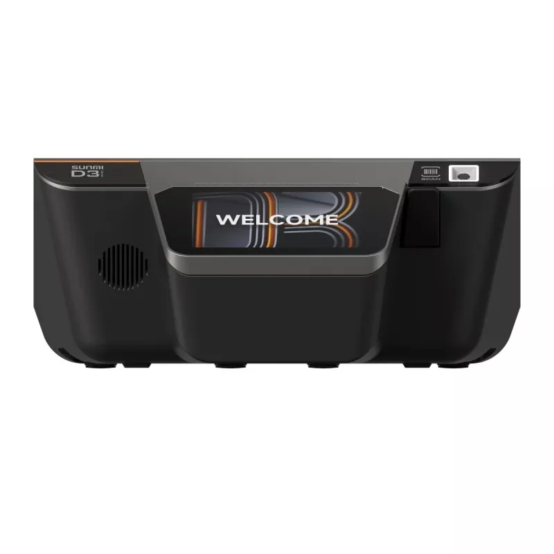 POS terminal SUNMI D3 MINI 10.1 inch projected capacitive touchscreen with USB and Bluetooth connectivity