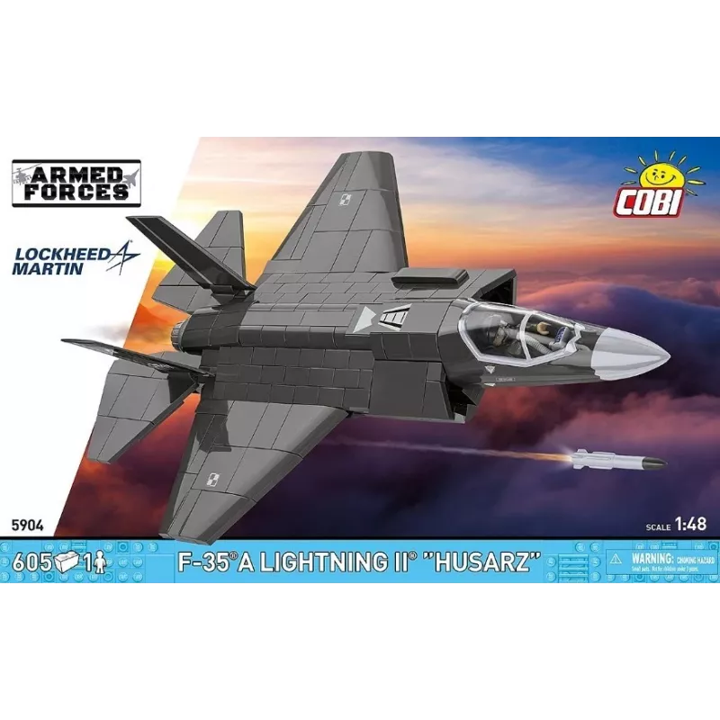 Construction Set Cobi F-35A Lightning II — 605 Pieces, Scale Model