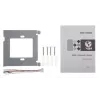 Video intercom Hikvision DS-KH8350-TE1 7 inch IPS touchscreen, PoE, SIP, MicroSD slot, 1024×600, Aluminium housing, Black
