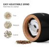 Salt and Pepper Mills Salter 7613 BKXRA – electric spice mills, gloss black finish