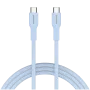 CANYON cable OnWire 60CL C-C 60W COLOR Braided 1m Light Blue
