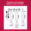 Outdoor Smart Globe Light Colour 3-pack, LED Light replaces 33 Watt