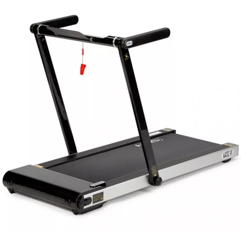 HMS LOOP12 MULTI electric treadmill with desk 1-12 km/h, black