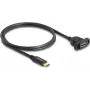 DeLOCK SuperSpeed USB 10 Gbps Cable USB Type-C male to USB Type-A female 1 m black