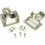 Harting D-SUB Enclosure Number of Poles: 9 Plastic 45 ° Grey 09 67 009 0573 1 pc(s) (09 67 009 0573)