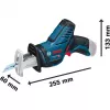 Bosch GSA 10,8 V-LI Professional Black, Blue