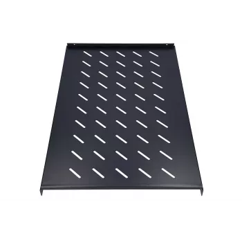 Extralink EX.8642 Fixed Rack Shelf 1U 750mm Black for 1000mm Depth Cabinets