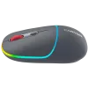 Canyon MW-22 2in1 RGB wireless mouse - Grey - Bluetooth/RF - 1.600 dpi - rechargeable