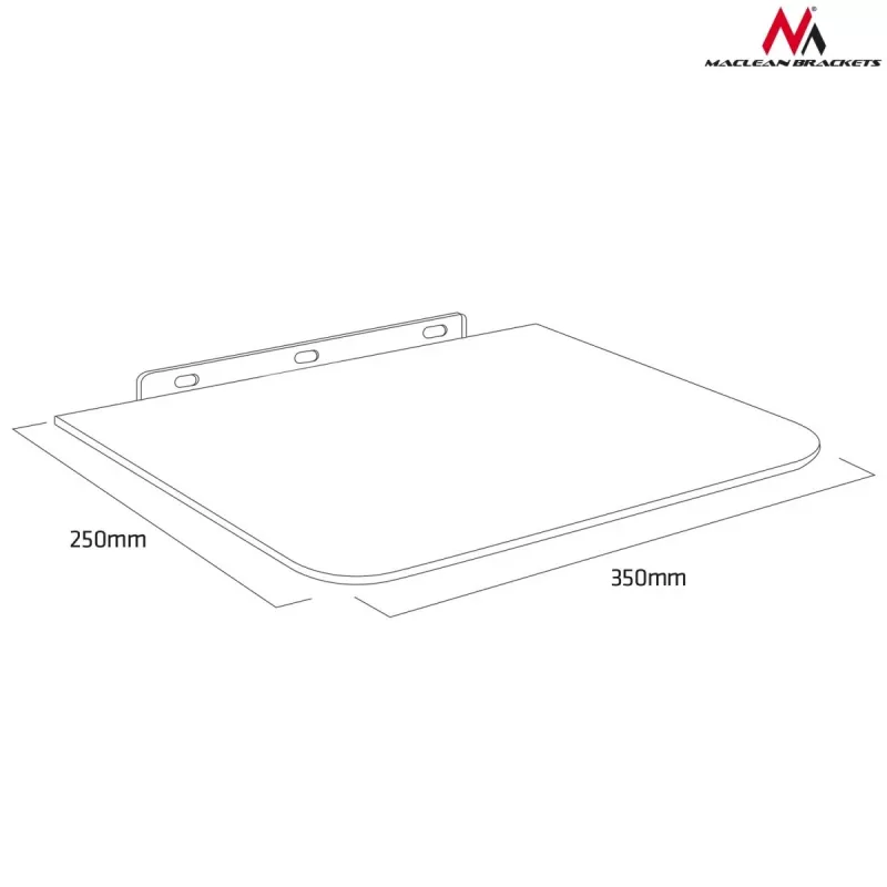 AV stand shelf Maclean MC-738