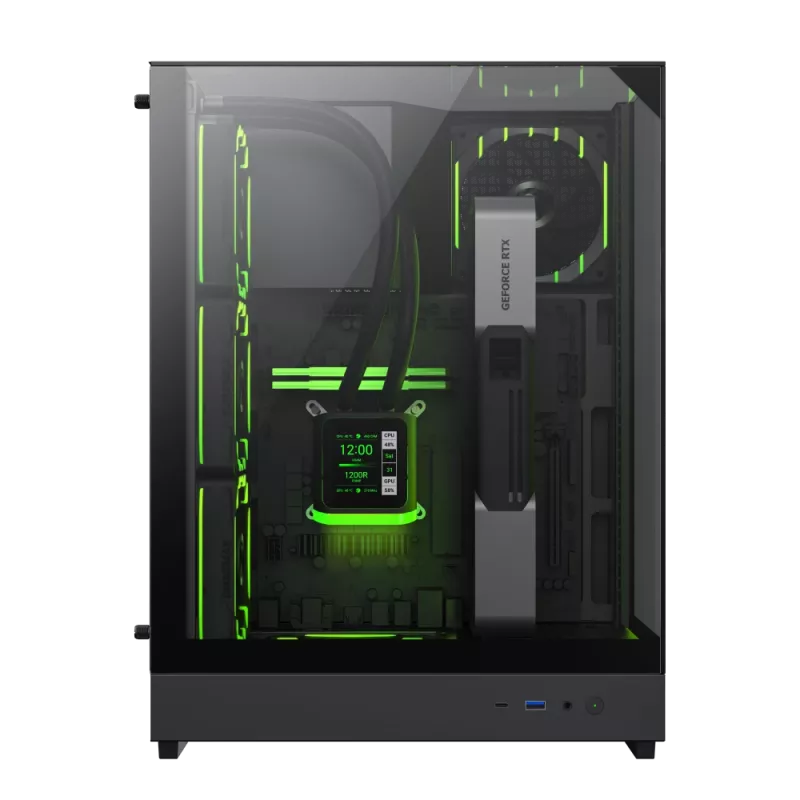Gamemax Case | T20 BK | Black | M-ATX | Power supply included No