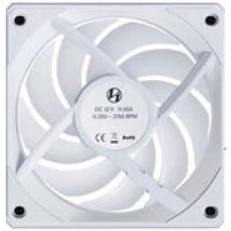 120mm Wireless Reverse PC Fan Lian Li UNI FAN CL, White, model 12RCL1W3W