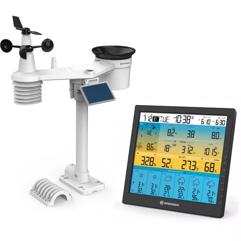 Digital Weather Station Bresser Optics 7003220 Black LCD Wi-Fi