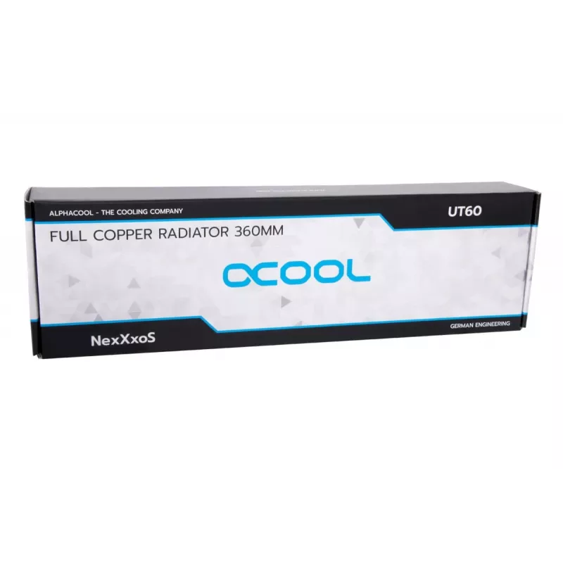 Radiator Alphacool 14390 Copper Steel Black 125mm x 415mm x 60mm