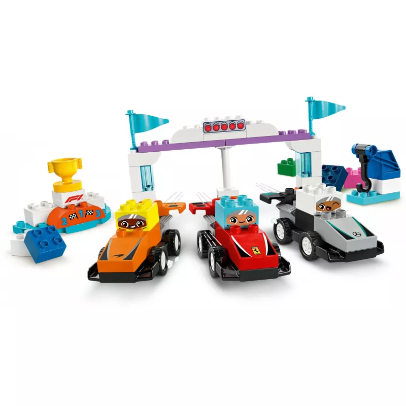 LEGO DUPLO 10445 F1 Team Race Cars & Drivers