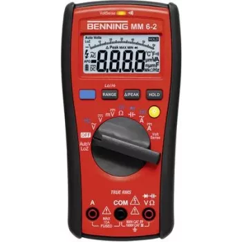 Benning MM 6-2 + SDT 1 Hand-Multimeter digital CAT III 1000 V, CAT IV 600 V Display (Counts): 6000 (044087)