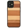 Protective smartphone case man and wood for iPhone 12 mini — black