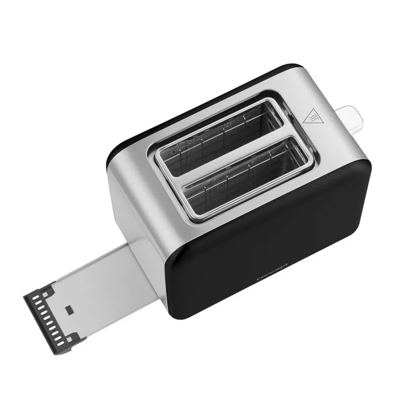 Toaster TE2052 Stainless Steel black