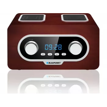 Portable radio BLAUPUNKT PP5.2BR — FM portable radio, 60 presets, USB/MP3, AUX, rechargeable battery 1000 mAh, 3 W RMS, bronze