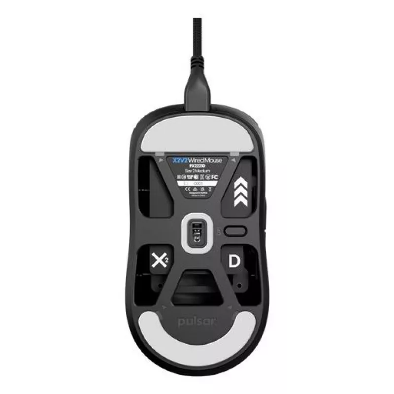 Mouse USB Optical X2/MEDIUM Black PX2221D Pulsar