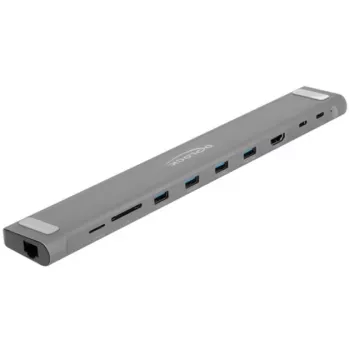 DeLOCK USB Type-C Slim Docking Station 4K HDMI USB 3.2 Gen 1 LAN SD PD 3.0
