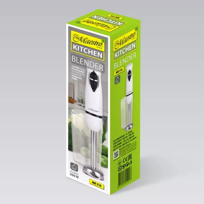 Feel-Maestro MR510 blender Cooking blender Black, White 300 W