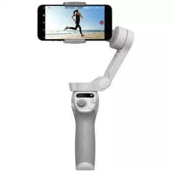 DJI OM SE Gimbal Grey Bluetooth Incl Mobile Holder Bag Max Load 290 G