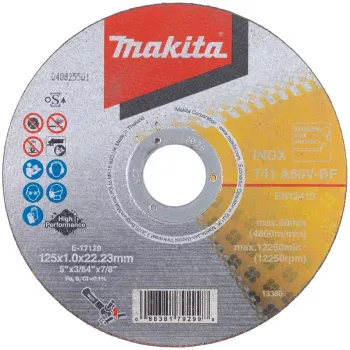 Makita E-17120-12 Cutting Disc straight 125 mm 12 pc(s) (E-17120-12)