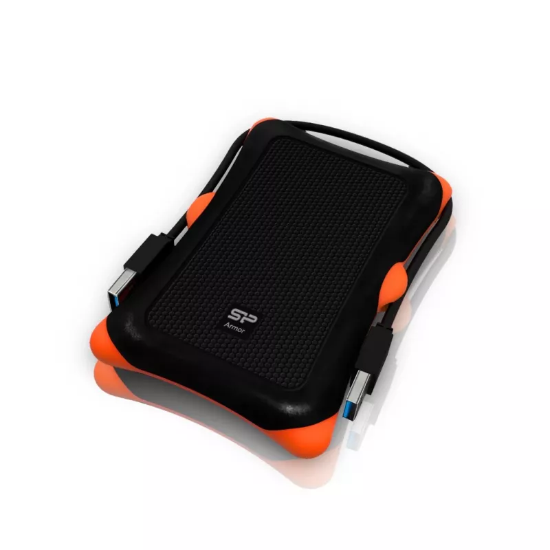 SILICON POWER Armor A30 - Festplatte - 2TB - extern (tragbar) - 2.5 (6,4 cm) - USB3.0 - Schwarz (SP020TBPHDA30S3K)