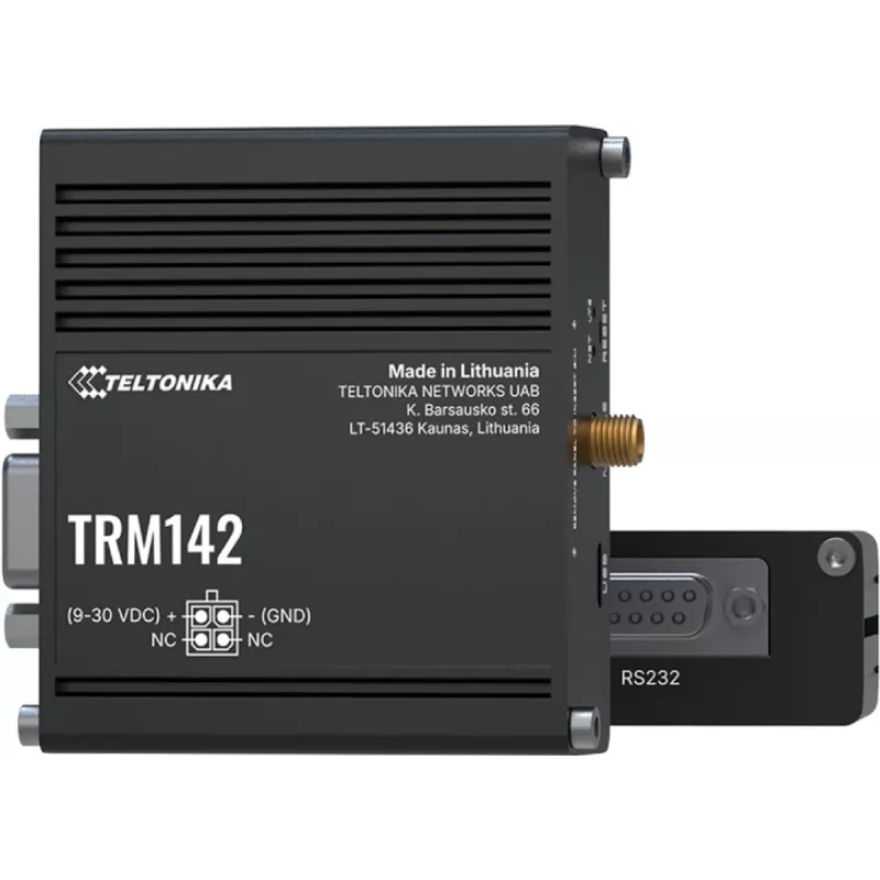 Industrial 4G Modem TELTONIKA TRM142 — LTE connectivity, compact industrial design